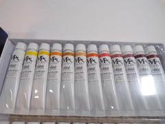 Mozart Supplies Oil Paint Set – 24 Oil Based Paints for Artists, Hobby Painters