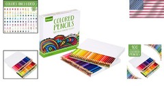 100-Count Adult Colored Pencil Set – Perfect for Vibrant Creativity