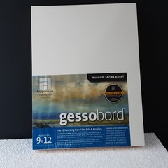 Ampersand Museum Series Panel Gessobord 9×12 Cradled 0.75 New
