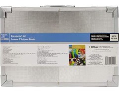 Drawing Dessin Art Set Artist’s Loft Metal Case 126 Piece Brand New Sealed