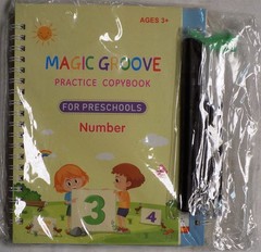 New Magic Groove Practice Copybook Children’s Handwriting Book Practice Set 3+
