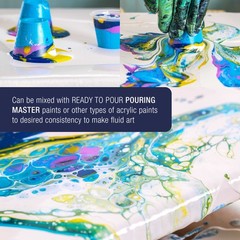 Pouring Masters Professional Matte Pouring Medium – 16 Ounce