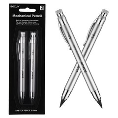 BOXUN 5.6 MM Lead Holder, Clutch Pencils for Draft 2 Count (Pack of 1)