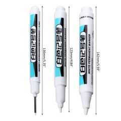 4x Quick-drying Paint Pens Oil-based Markers Pens Permanent Markers for Metal