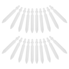 20Pcs Reusable Acrylic Marker Points White for Home Precision Drawing Tips