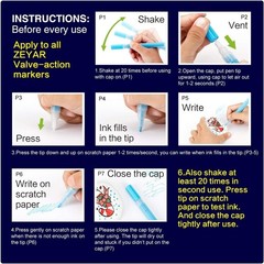 Vibrant 48-Color Paint Markers, Waterproof & Fade-Resistant