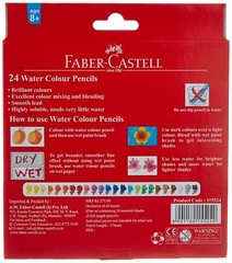 Faber-Castell Water Color Pencils with Paint Brush – Pack of 24