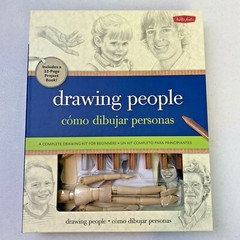 WALTER FOSTER Drawing People KIT For Beginners Pencils Mannequin Paper Book #21B