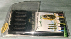 NOS Faber Castell set of 6 PITT brush tip artist pens, Landscape – 16 71 05