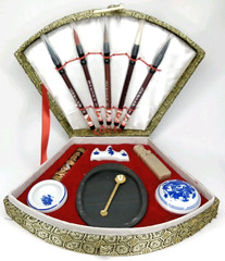 Vintage 1990s Bits & Pieces Calligraphy Set With Clamshell Box New Arrival