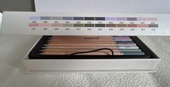 24 PCS Soft Pastel Pencils Grey Tone Drawing Set Professional Art Supplies