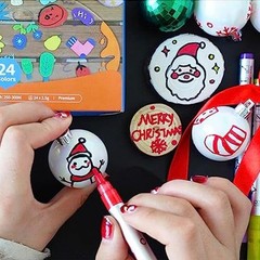 Funto Acrylic Paint Pens for Rock Painting, Fabric, Wood, Canvas, Metal, Cera…