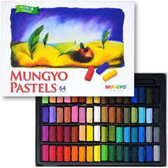 Soft Pastel Set – 64 Vibrant Colors for Artists | Smooth & Blendable | Square Sh