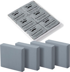 – Kneaded Erasers, 1.44″ X 1.36″, 6 Pack, Gray, Soft Moldable Art Erasers for Ch