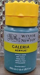 WINSOR & NEWTON / COLART 2137522 GALERIA ACRYLIC 250ML PHTHALO GREEN