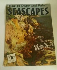 Vintage How to #9 Draw Paint Seascapes Magazine Book Walter Foster Art 1960s