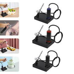 Black+ Blue/ Black/ Black+ Red 10W Airbrush Kit with Compressor Portable