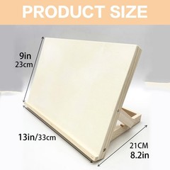 Tabletop Wooden Easel Stand, Adjustable Art Easel for Painting, Drawing, Sket…