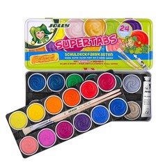 JOLLY Supertabs Deckfarbkasten Classic, 24er-Metalletui 1 stück (1er Pack)