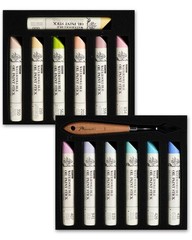 Pastel Colors Oil Paint Stick – Set of 12 Large Muted Colors, 1.25 Oz/37ml, S…