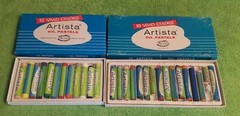 VINTAGE ARTISTA OIL PASTEL SETS – 28 COLORS – Pre owned.