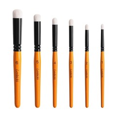 6 PCS Professional Dry Brush Miniature Hobby Detail Craft Paint Set Models