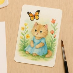 100 Sheets Watercolor Paper ATC Cards – 300gsm Cold Press, Close to 2.5 x 3.5…