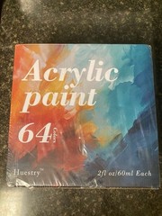 Acrylic Paint 64 Colors 2 fl oz Each