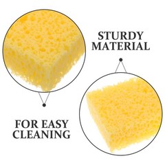 2Pcs Portable Rectangle Sponge Blocks for DIY Pottery and Craft Use
