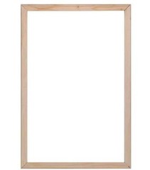 16 x 20 inch Wooden Frame Canvas Stretcher Bars with Thumb Tacks for Oil Paint