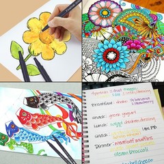 Dyvicl Journal Planner Pens Colored Pens, 24 Colors 0.4mm Fineliner Pen Set F…