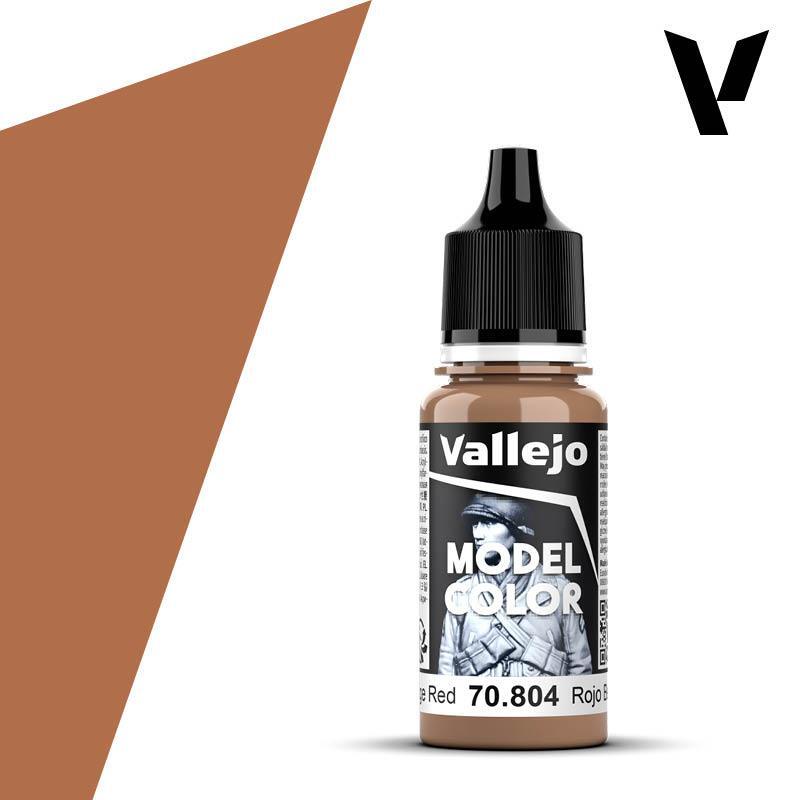 Vallejo 70804 Model Color 013 Beige Red Acrylic Paint 18ml – US
