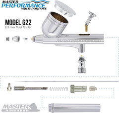 Multi-Purpose Airbrushing System Kit with Portable Mini Air Com