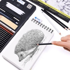 5.5X8.5” Premium Sketch Book Set, 1 Pack, 100 Sheets(68 lb/100gsm) Sketchbook…