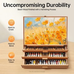 Multi Function Storage Box, Portable Sketch Box for Kids, Beginners, Students,