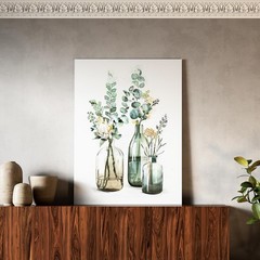 Ginkko Framed Paint by Number Kits for Adults, 8×12 Inch, Bottleflower framed