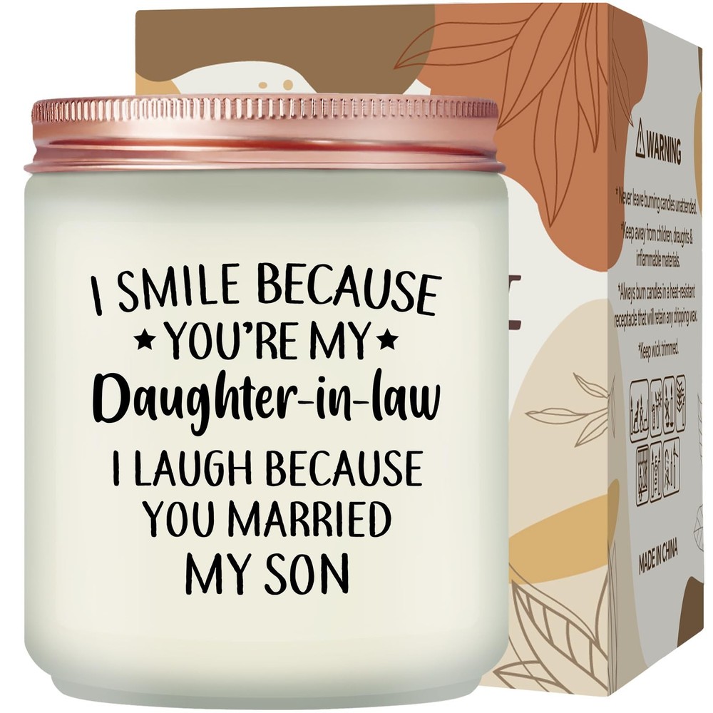 Maybeone Mothers Day Gifts for Daughter in Law – Frosted White/Black