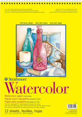 Watercolor Spiral Paper Pad 11″x15″ – 12 Sheets, 360110
