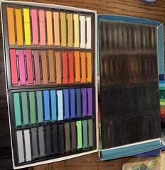 Blick Studio Pastels Square Sticks 48 Multicolor Soft & Hard Pastels Set