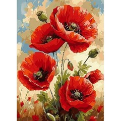DIY Flowers Paint By Numbers Kit For Adults Wall Art Decoration Home Decor Art