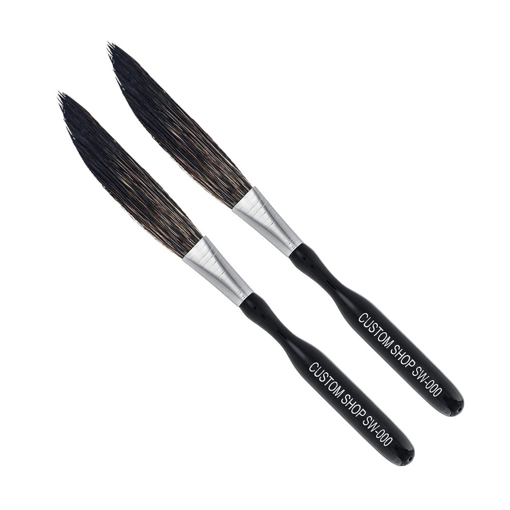 2 PCS SW000 Sword Pinstriper #0002 Inch Squirrel Hair Nylon Wool SW#000