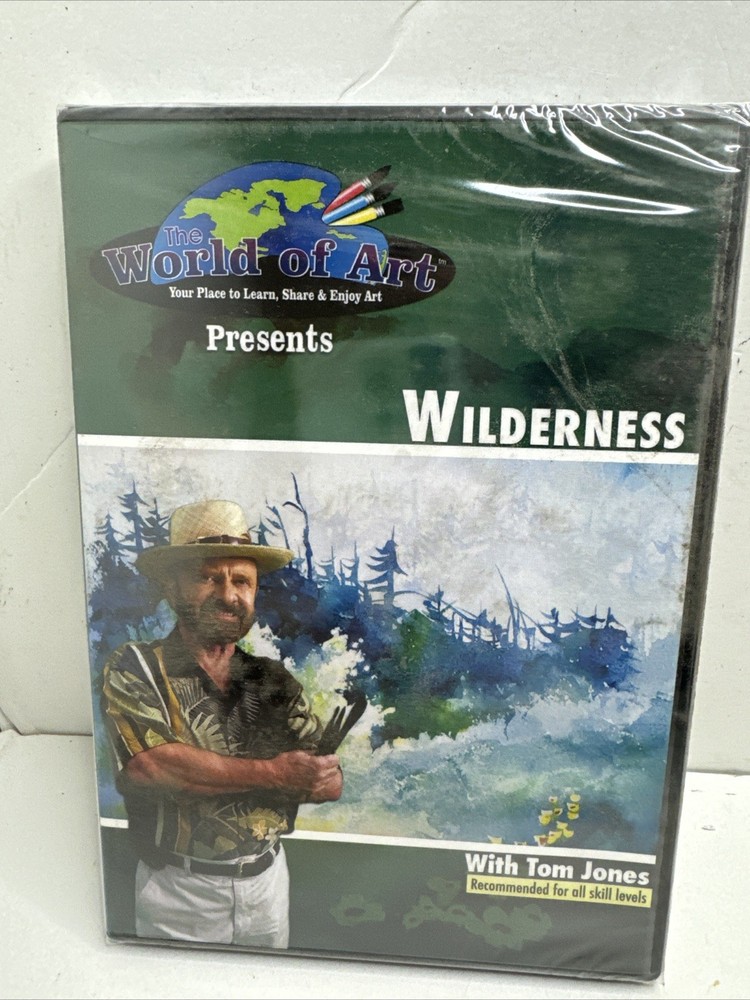 World of Art Lessons DVD Wilderness Watercolor Nature Workshop Tom Jones New