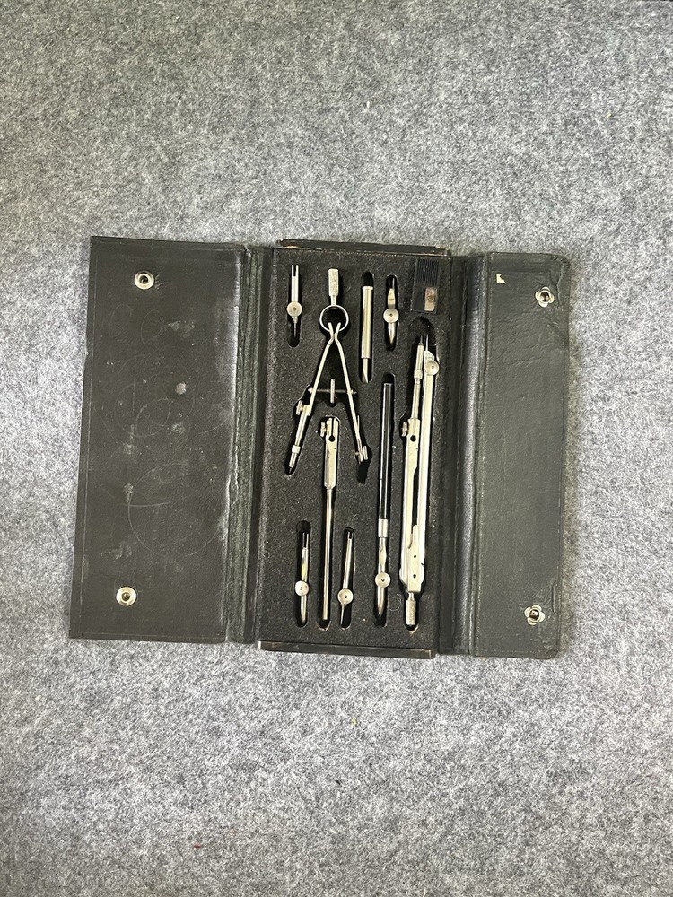 Vtg German Circulus Engineers Technical Drafting/Drawing Set In Case