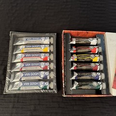 Rembrandt & Van Gogh Oil Colour Box Sets Paint 12 Tubes Artist Art Painter LOOK!