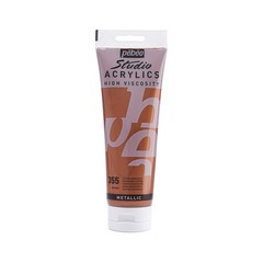 Studio Acrylics High Viscosity, Fine Acrylic, 250 ml – Iridescent Copper