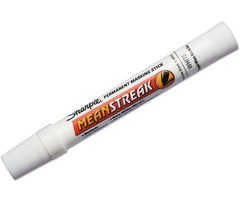 Sharpie Mean Streak Marking Stick Broad Tip White 85018