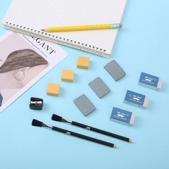 Mr. Pen Art Eraser Set – 12 Pcs, Kneaded & Gum Erasers for Artists White