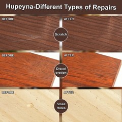 Hupeyna Wood Furniture Repair Kit, 12 Colors Wood Repair Kit, Wood Touch up F…