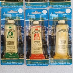 Duro Artists Oil Colors 1.25 Oz. 37 ml New NOS Sealed Lot Of 12 Variety