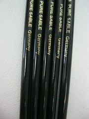 Pure Red Sable Artist Round Oil Paint Brushes Long Handle— 7 sizes available